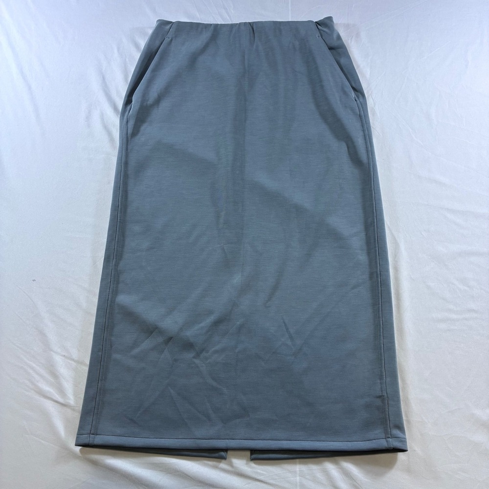 Lululemon Softstreme Mid-Rise Midi Skirt Grey Blue Size 6 LW8AK5S